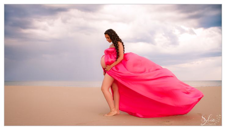 séance grossesse plage